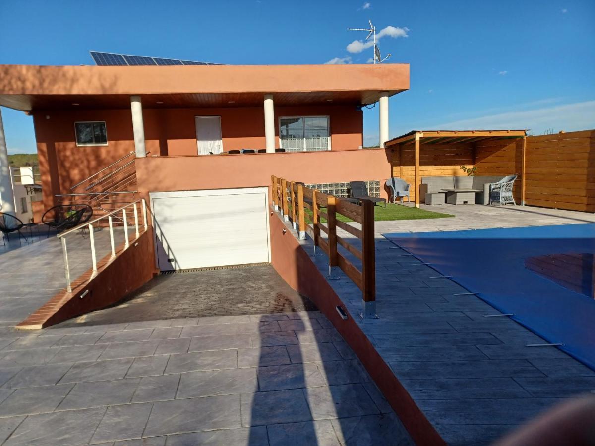Piscina De Sal Barbacoa Wifi, Parking Gratis, 3 Min Pga Casa El Roble Villa Херона Екстериор снимка