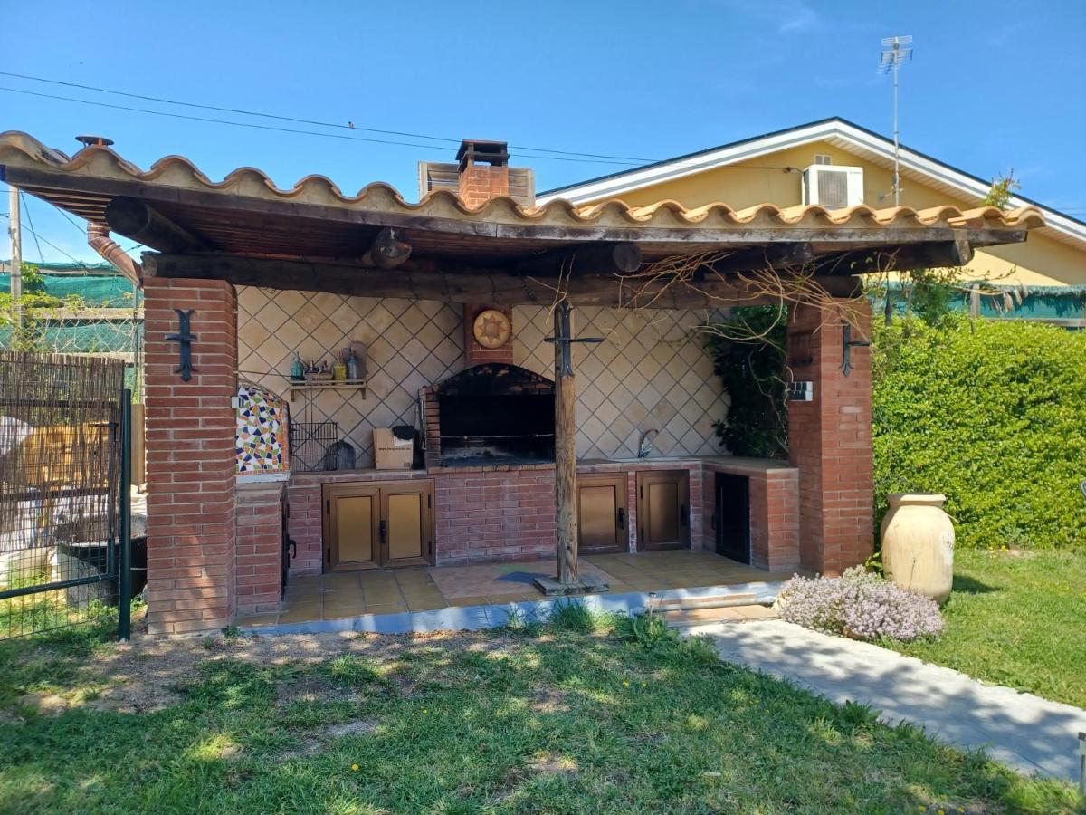 Piscina De Sal Barbacoa Wifi, Parking Gratis, 3 Min Pga Casa El Roble Villa Херона Екстериор снимка
